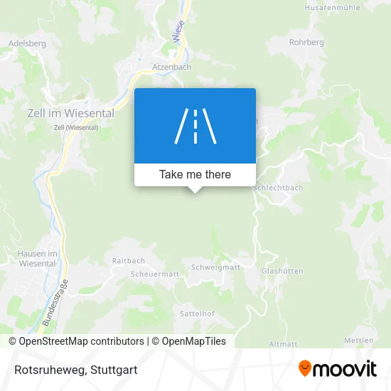 Rotsruheweg map