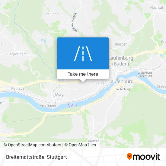 Карта Breitemattstraße