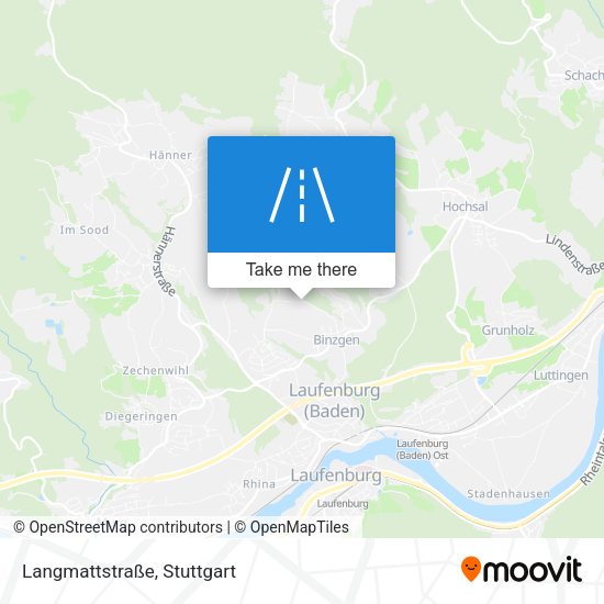 Langmattstraße map