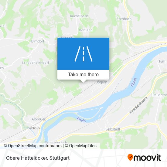 Obere Hatteläcker map