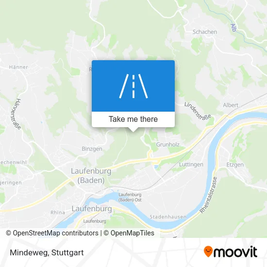 Карта Mindeweg