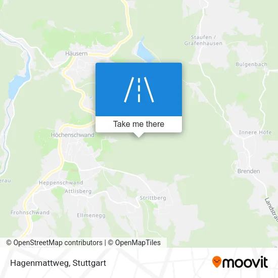Hagenmattweg map