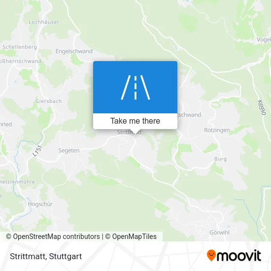 Карта Strittmatt