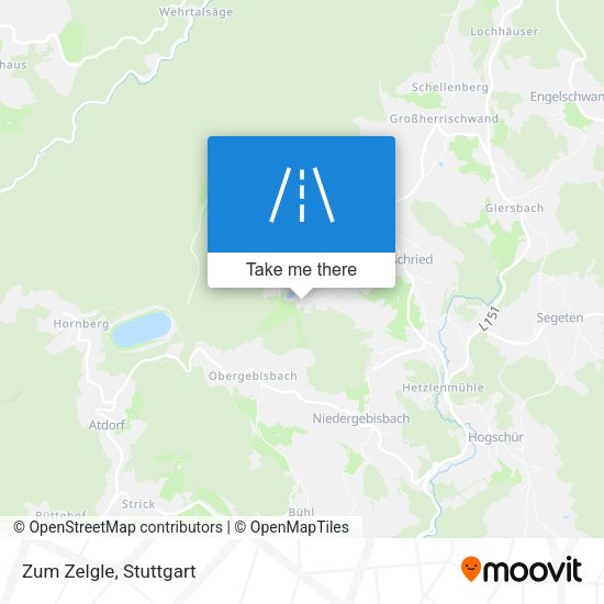Карта Zum Zelgle