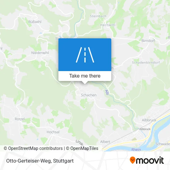 Карта Otto-Gerteiser-Weg