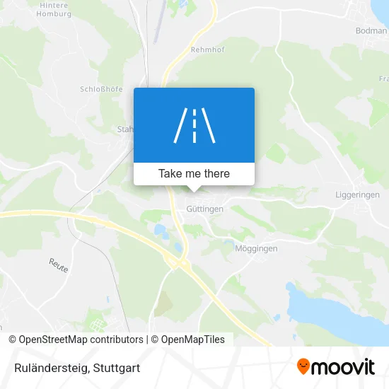 Карта Ruländersteig