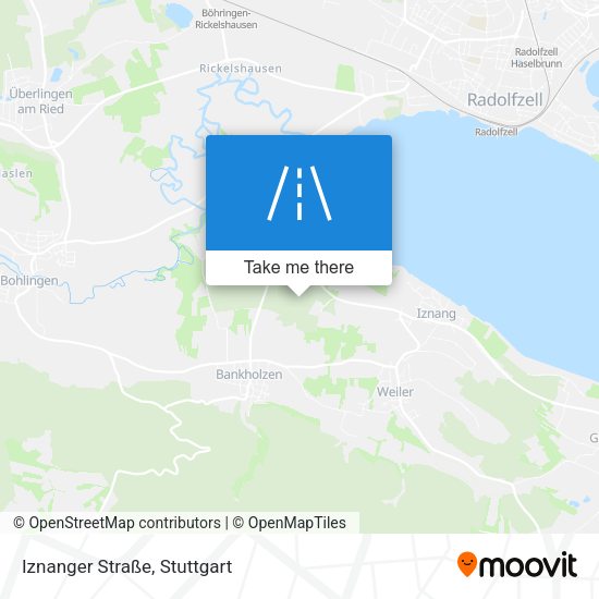 Iznanger Straße map