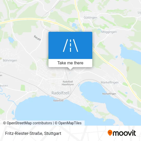 Карта Fritz-Riester-Straße