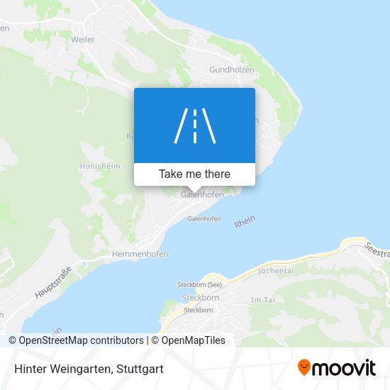 Hinter Weingarten map