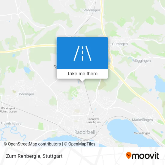 Карта Zum Rehbergle