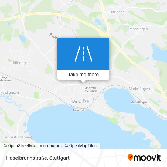 Карта Haselbrunnstraße