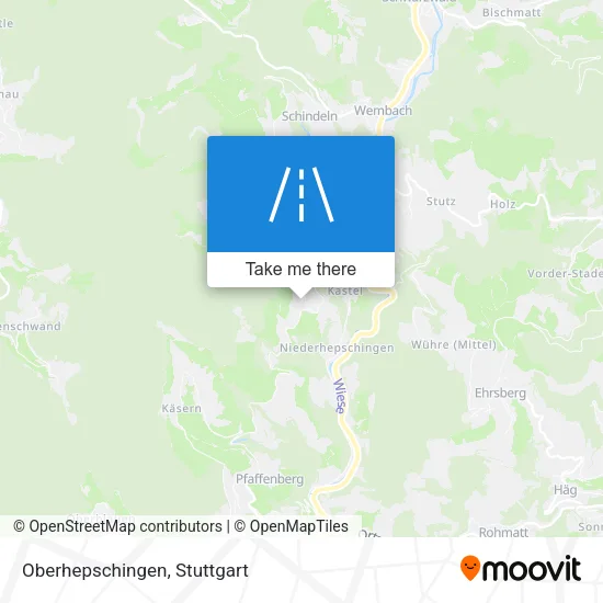 Карта Oberhepschingen