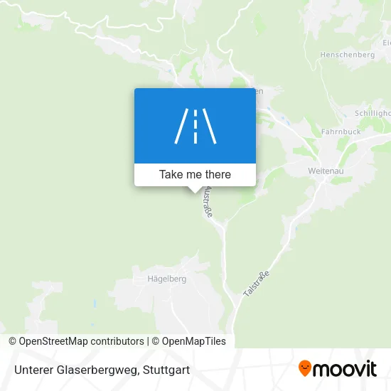 Карта Unterer Glaserbergweg
