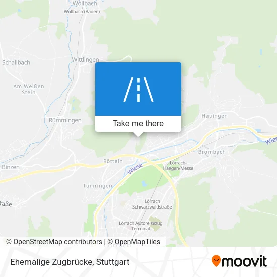 Карта Ehemalige Zugbrücke