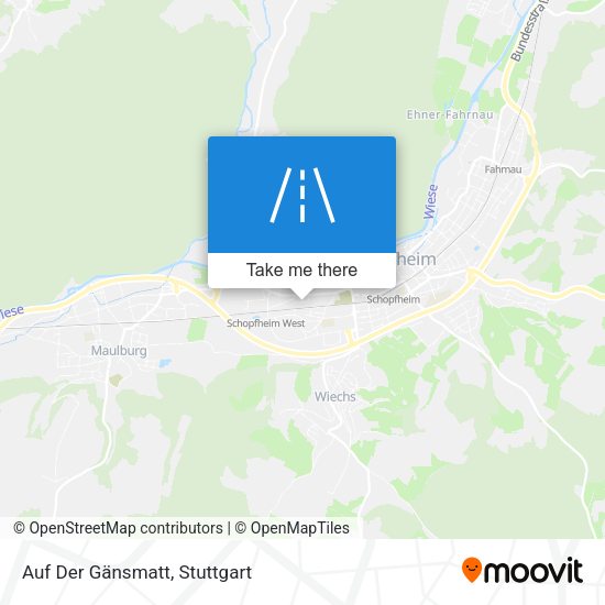 Auf Der Gänsmatt map