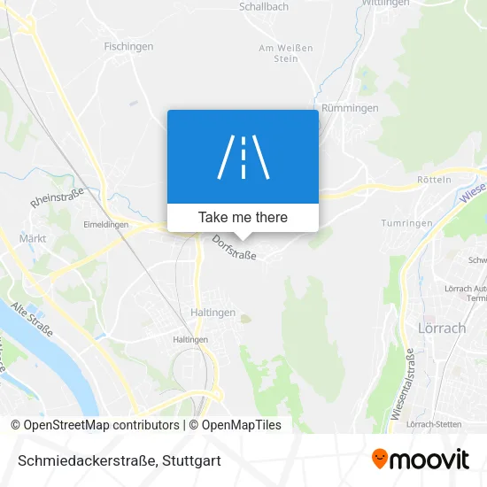 Карта Schmiedackerstraße
