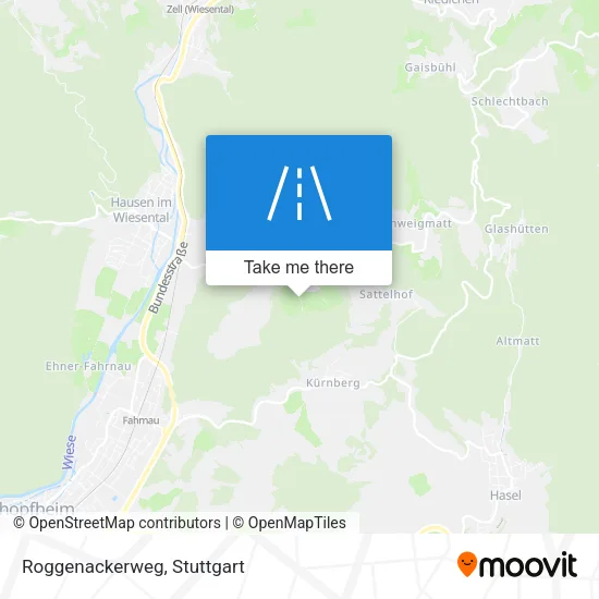 Карта Roggenackerweg