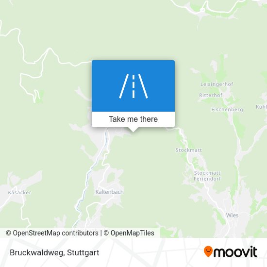 Bruckwaldweg map
