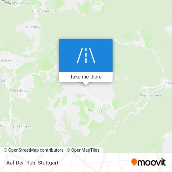Карта Auf Der Flüh