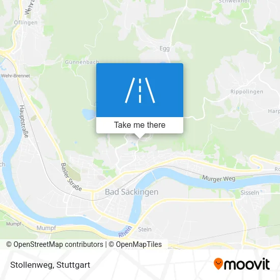 Карта Stollenweg