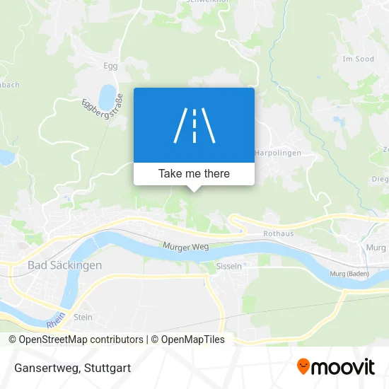 Карта Gansertweg