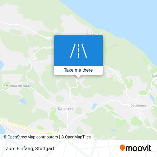Карта Zum Einfang