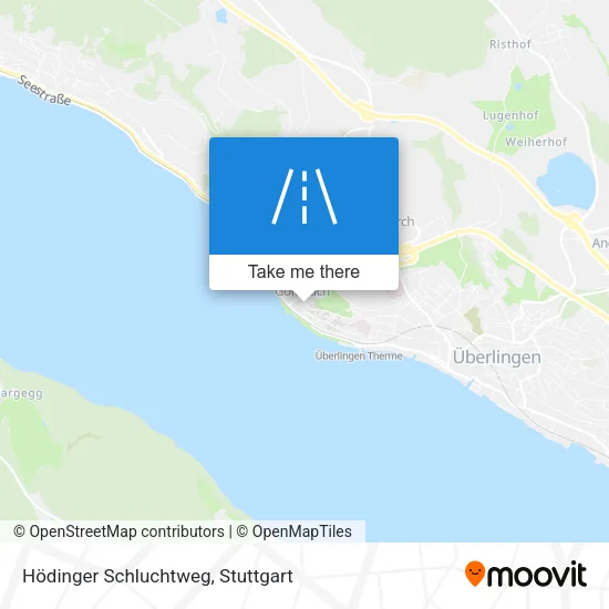 Карта Hödinger Schluchtweg