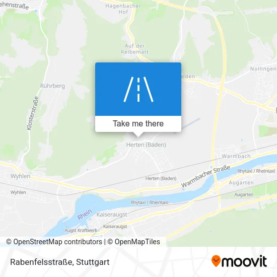 Rabenfelsstraße map