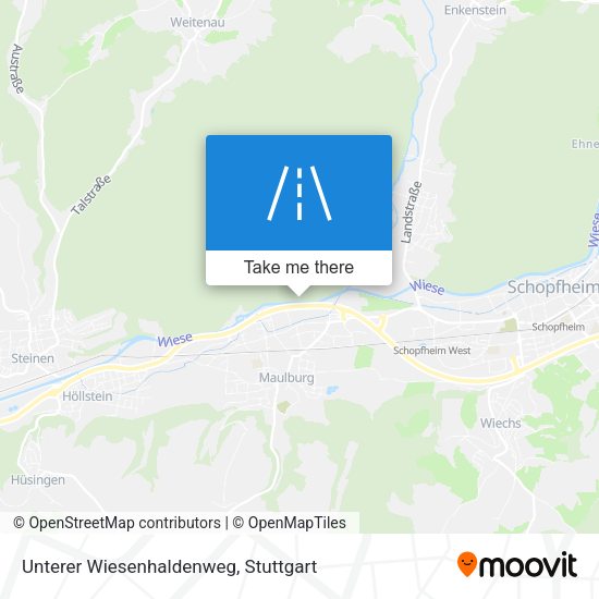 Unterer Wiesenhaldenweg map