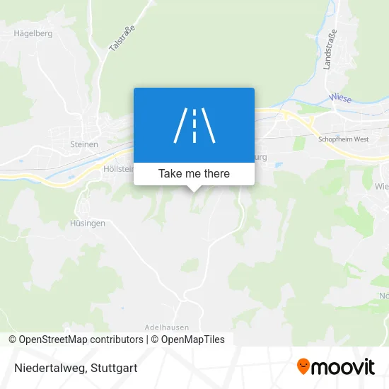 Карта Niedertalweg