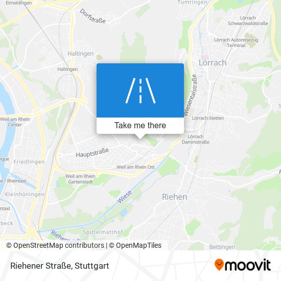 Riehener Straße map