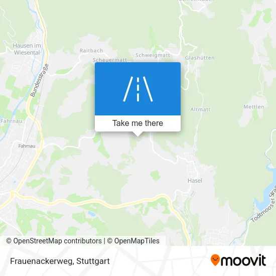 Карта Frauenackerweg