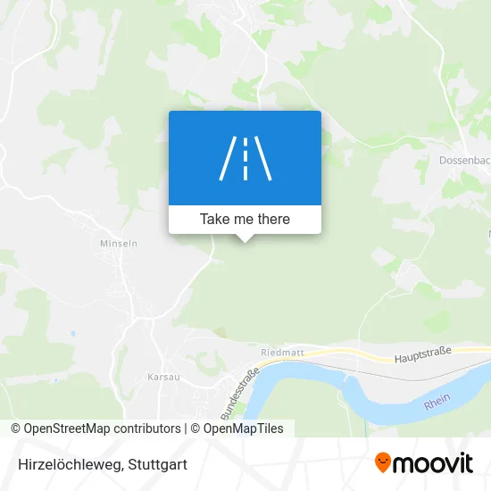 Карта Hirzelöchleweg