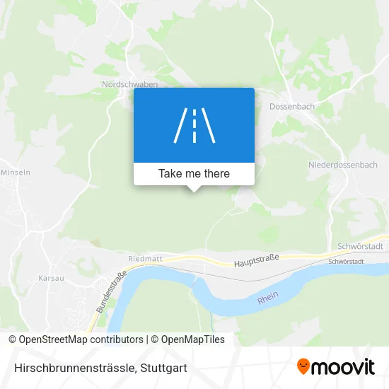 Карта Hirschbrunnensträssle