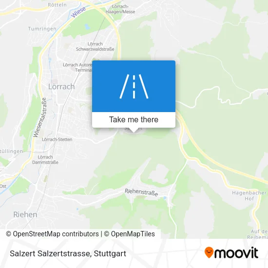 Карта Salzert Salzertstrasse