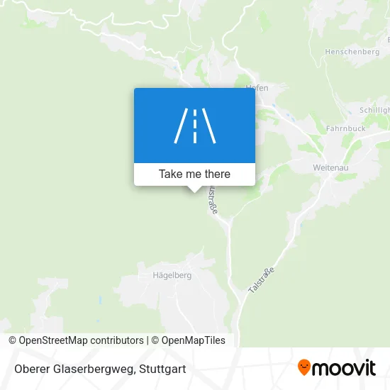 Карта Oberer Glaserbergweg