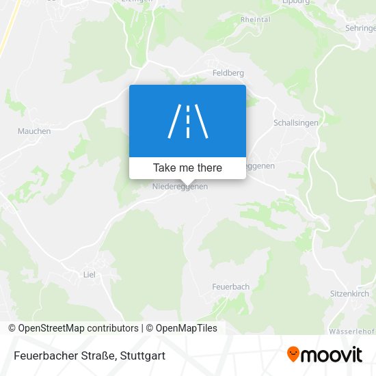 Feuerbacher Straße map