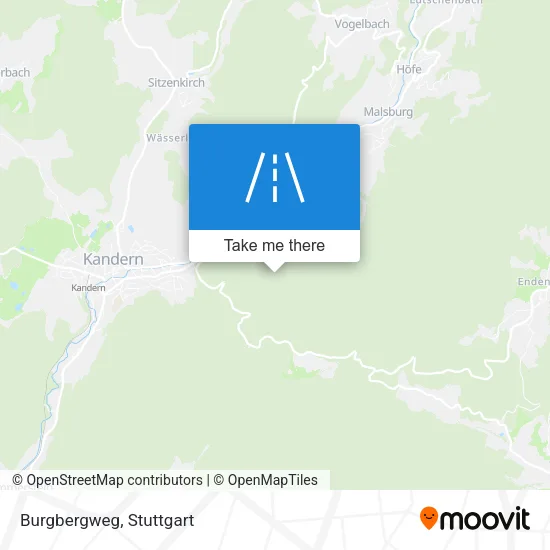 Карта Burgbergweg