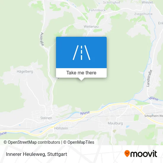 Карта Innerer Heuleweg