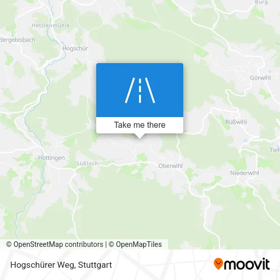 Карта Hogschürer Weg