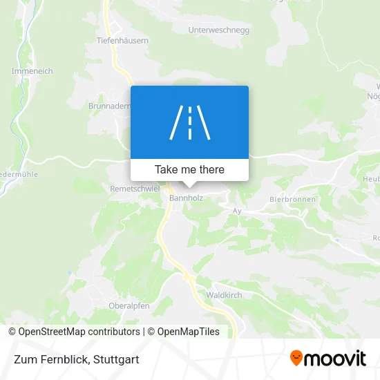 Карта Zum Fernblick