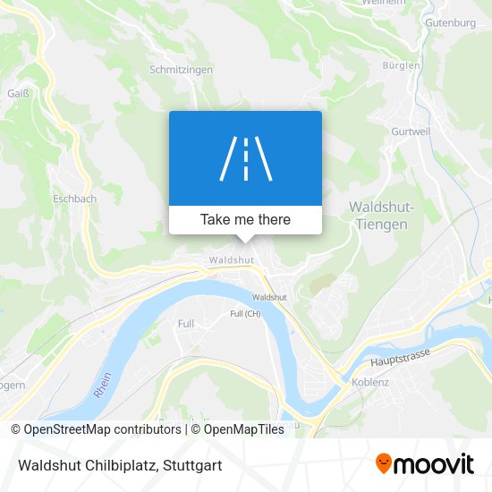 Waldshut Chilbiplatz map