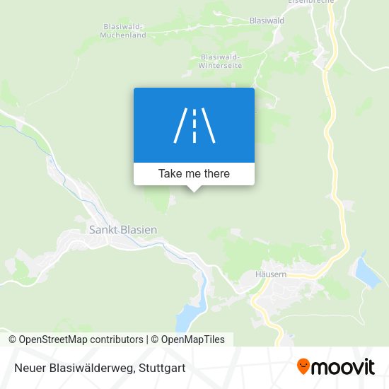 Neuer Blasiwälderweg map