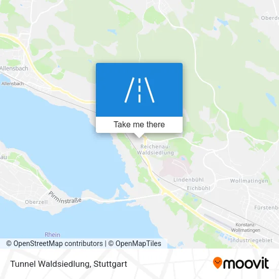 Карта Tunnel Waldsiedlung