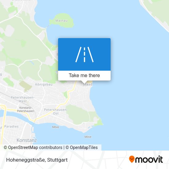 Hoheneggstraße map