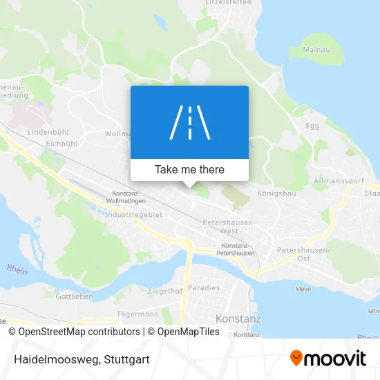 Haidelmoosweg map