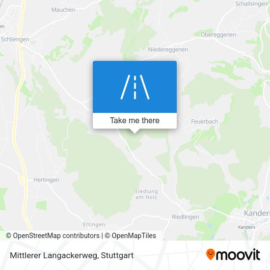 Карта Mittlerer Langackerweg