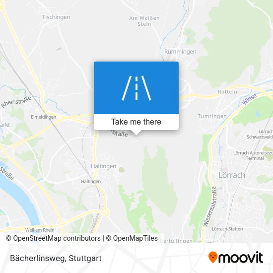 Карта Bächerlinsweg