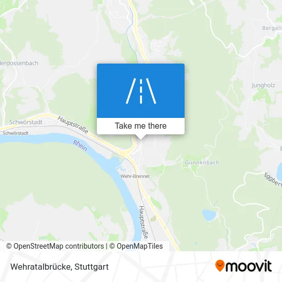 Карта Wehratalbrücke