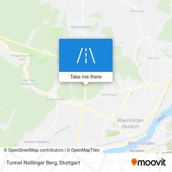 Карта Tunnel Nollinger Berg